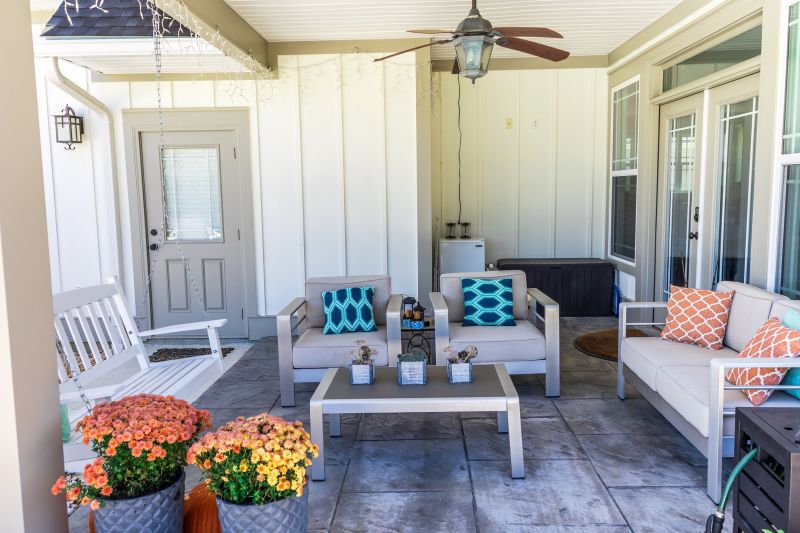 Porch Tile Installation
